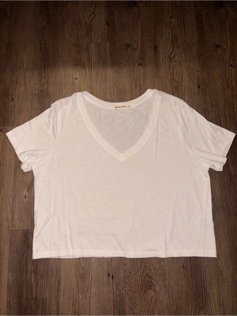 Marine Layer VNeck Cropped Tee